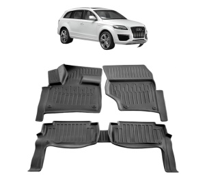 Set covorase presuri AUDI Q7 4L din 2005-2015, auto, din cauciuc thermoplastic - Img 2