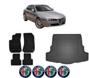 Set Covorase Presuri Auto Si Tavita Portbagaj ALFA ROMEO 159 (939_) din 2005-2012 ALFA ROMEO - Img 2