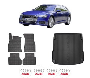 Set Covorase Presuri Auto Si Tavita Portbagaj AUDI A6 C8 Avant (4A5) din 2018-2021 AUDI - Img 2