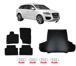 Set Covorase Presuri Auto Si Tavita Portbagaj AUDI Q7 (4LB) din 2006-2015 AUDI - Img 2