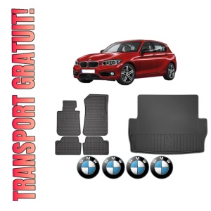 Set Covorase Presuri Auto Si Tavita Portbagaj BMW Seria 1 (F20) din 2011-2019 BMW