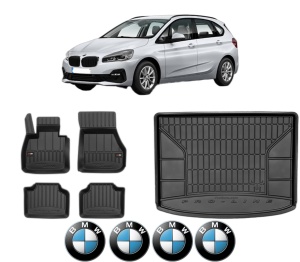 Set Covorase Presuri Auto Si Tavita Portbagaj BMW Seria 2 Active Tourer (F45) din 2013-2021 BMW - Img 2