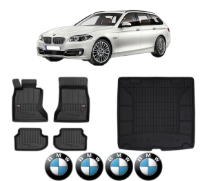 Set Covorase Presuri Auto Si Tavita Portbagaj BMW Seria 5 Touring (F11) din 2009-2017 BMW - Img 2