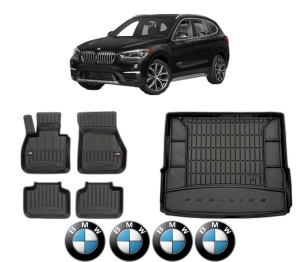 Set Covorase Presuri Auto Si Tavita Portbagaj BMW Seria X1 (F48) din 2014-2022 BMW - Img 2
