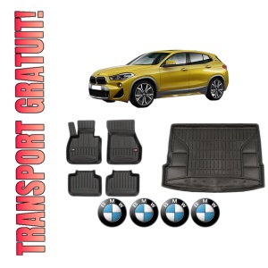 Set Covorase Presuri Auto Si Tavita Portbagaj BMW Seria X2 (F39) din 2017-2023 BMW