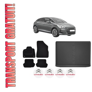 Set Covorase Presuri Auto Si Tavita Portbagaj CITROEN DS5 din 2011-2015 CITROEN