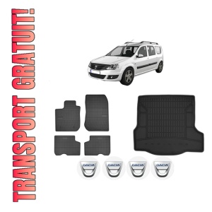 Set Covorase Presuri Auto Si Tavita Portbagaj DACIA LOGAN MCV II din 2013-2019 DACIA