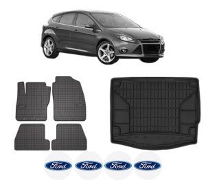 Set Covorase Presuri Auto Si Tavita Portbagaj FORD FOCUS III din 2010-2020 FORD - Img 2