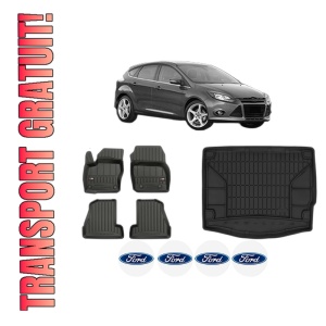 Set Covorase Presuri Auto Si Tavita Portbagaj FORD FOCUS III din 2010-2020 FORD
