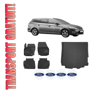 Set Covorase Presuri Auto Si Tavita Portbagaj FORD MONDEO IV Van din 2007-2014 FORD