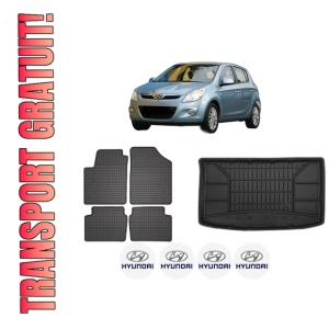 Set Covorase Presuri Auto Si Tavita Portbagaj HYUNDAI i20 I (PB, PBT) din 2008-2015 HYUNDAI