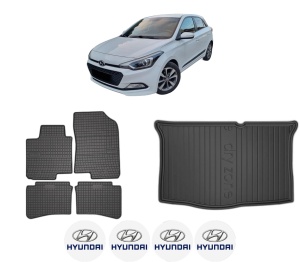 Set Covorase Presuri Auto Si Tavita Portbagaj HYUNDAI i20 II (GB, IB) din 2014-2021 HYUNDAI - Img 2