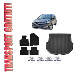 Set Covorase Presuri Auto Si Tavita Portbagaj HYUNDAI SANTA FÉ III (DM, DMA) din 2012-2018 HYUNDAI