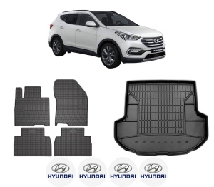 Set Covorase Presuri Auto Si Tavita Portbagaj HYUNDAI SANTA FE IV SUV Van (TM) din 2018-2020 HYUNDAI - Img 2