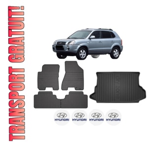 Set Covorase Presuri Auto Si Tavita Portbagaj HYUNDAI TUCSON (JM) din 2004-2012 HYUNDAI