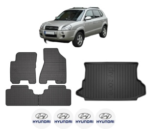 Set Covorase Presuri Auto Si Tavita Portbagaj HYUNDAI TUCSON SUV Van (JM) din 2004-2010 HYUNDAI - Img 2