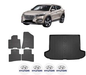 Set Covorase Presuri Auto Si Tavita Portbagaj HYUNDAI TUCSON SUV Van (TLE) din 2015-2020 HYUNDAI - Img 2