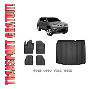 Set Covorase Presuri Auto Si Tavita Portbagaj JEEP COMPASS (MP, M6, MV, M7) din 2016-2022 JEEP