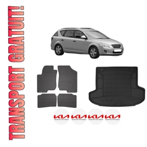Set Covorase Presuri Auto Si Tavita Portbagaj KIA CEE'D SW (ED) din 2007-2012 KIA