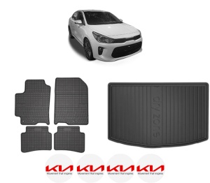 Set Covorase Presuri Auto Si Tavita Portbagaj KIA RIO IV (YB, SC, FB) din 2017-2023 KIA - Img 2