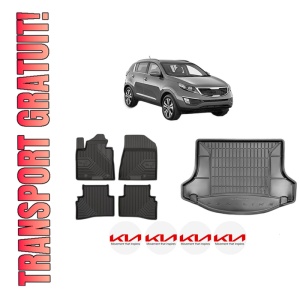 Set Covorase Presuri Auto Si Tavita Portbagaj KIA SPORTAGE III (SL) din 2010-2016 KIA