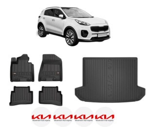 Set Covorase Presuri Auto Si Tavita Portbagaj KIA SPORTAGE IV (QL, QLE) din 2015-2022 KIA - Img 2
