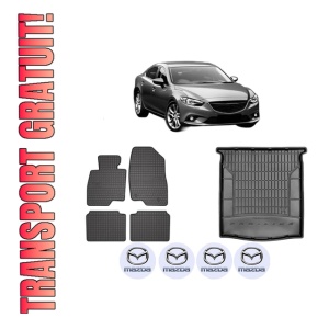 Set Covorase Presuri Auto Si Tavita Portbagaj MAZDA 6 Saloon (GJ, GL) din 2012-2020 MAZDA