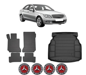 Set Covorase Presuri Auto Si Tavita Portbagaj MERCEDES-BENZ C-CLASS (W204) din 2007-2014 MERCEDES-BENZ - Img 2