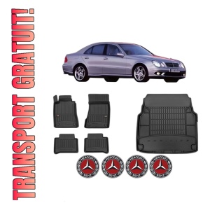 Set Covorase Presuri Auto Si Tavita Portbagaj MERCEDES-BENZ E-CLASS (W211) din 2002-2008 MERCEDES-BENZ