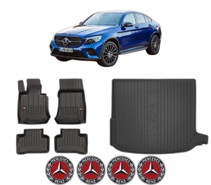 Set Covorase Presuri Auto Si Tavita Portbagaj MERCEDES-BENZ GLC Coupe (C253) din 2016-2023 MERCEDES-BENZ - Img 2