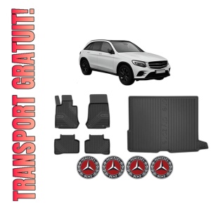 Set Covorase Presuri Auto Si Tavita Portbagaj MERCEDES-BENZ GLC (X253) din 2015-2022 MERCEDES-BENZ