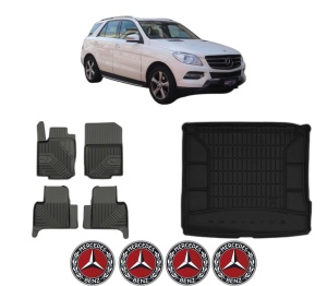 Set Covorase Presuri Auto Si Tavita Portbagaj MERCEDES-BENZ M-CLASS (W166) din 2011-2015 MERCEDES-BENZ - Img 2