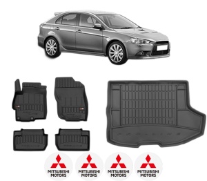 Set Covorase Presuri Auto Si Tavita Portbagaj MITSUBISHI LANCER VIII Sportback (CX_A) din 2008-2010 MITSUBISHI - Img 2