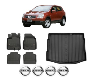 Set Covorase Presuri Auto Si Tavita Portbagaj NISSAN QASHQAI I (J10, NJ10) din 2006-2014 NISSAN - Img 2