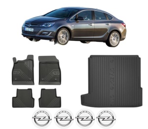 Set Covorase Presuri Auto Si Tavita Portbagaj OPEL ASTRA J Saloon din 2012-2015 OPEL - Img 2