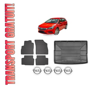 Set Covorase Presuri Auto Si Tavita Portbagaj OPEL ASTRA K (B16) din 2015-2022 OPEL