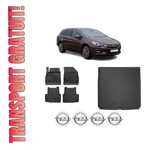 Set Covorase Presuri Auto Si Tavita Portbagaj OPEL ASTRA K Sports Tourer (B16) din 2015-2022 OPEL