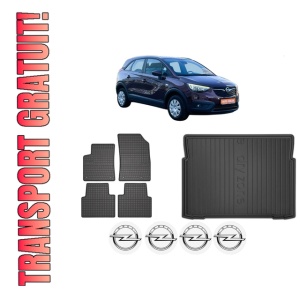 Set Covorase Presuri Auto Si Tavita Portbagaj OPEL CROSSLAND X Van din 2018-2019 OPEL