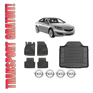Set Covorase Presuri Auto Si Tavita Portbagaj OPEL INSIGNIA A (G09) din 2008-2017 OPEL