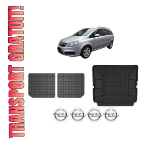 Set Covorase Presuri Auto Si Tavita Portbagaj OPEL ZAFIRA B Box Body/MPV (A05) din 2005-2015 OPEL