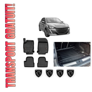 Set Covorase Presuri Auto Si Tavita Portbagaj PEUGEOT 208 II (UB_, UP_, UW_, UJ_) din 2019-2023 PEUGEOT