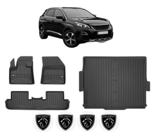 Set Covorase Presuri Auto Si Tavita Portbagaj PEUGEOT 3008 II SUV (MC_, MR_, MJ_, M4_) din 2016-2023 PEUGEOT - Img 2