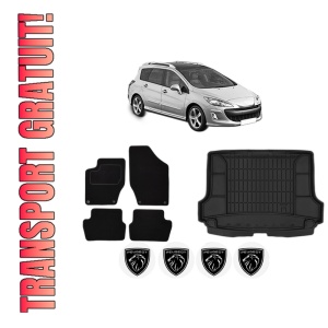 Set Covorase Presuri Auto Si Tavita Portbagaj PEUGEOT 308 SW I (4E_, 4H_) din 2007-2014 PEUGEOT