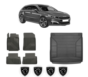 Set Covorase Presuri Auto Si Tavita Portbagaj PEUGEOT 508 SW I (8E_) din 2010-2018 PEUGEOT - Img 2