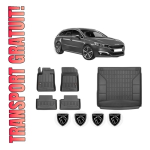 Set Covorase Presuri Auto Si Tavita Portbagaj PEUGEOT 508 SW I (8E_) din 2010-2018 PEUGEOT