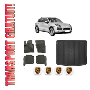 Set Covorase Presuri Auto Si Tavita Portbagaj PORSCHE CAYENNE (92A) din 2010-2018 PORSCHE