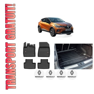 Set Covorase Presuri Auto Si Tavita Portbagaj RENAULT CAPTUR II (HF_) din 2020 RENAULT