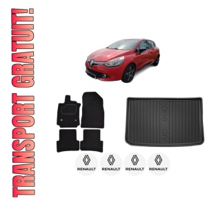 Set Covorase Presuri Auto Si Tavita Portbagaj RENAULT CLIO IV (BH_) din 2012-2021 RENAULT
