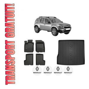 Set Covorase Presuri Auto Si Tavita Portbagaj RENAULT DUSTER (HS_) din 2010-2018 RENAULT