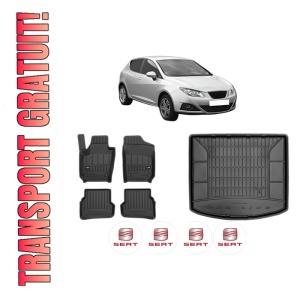 Set Covorase Presuri Auto Si Tavita Portbagaj SEAT IBIZA IV (6J5, 6P1) din 2008-2017 SEAT
